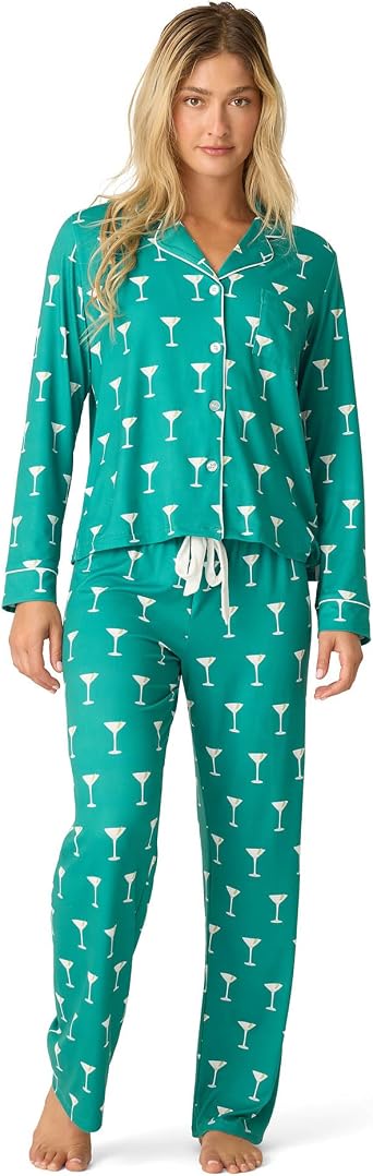 PJ Salvage Womens Cloud Jersey 2-piece Pj Set