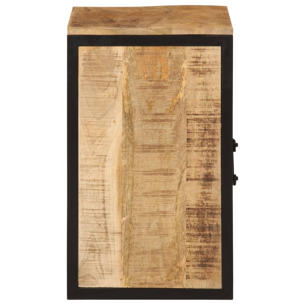 Szafka łazienkowa 40 x 30 x 50 cm lite drewno mango i żelazo