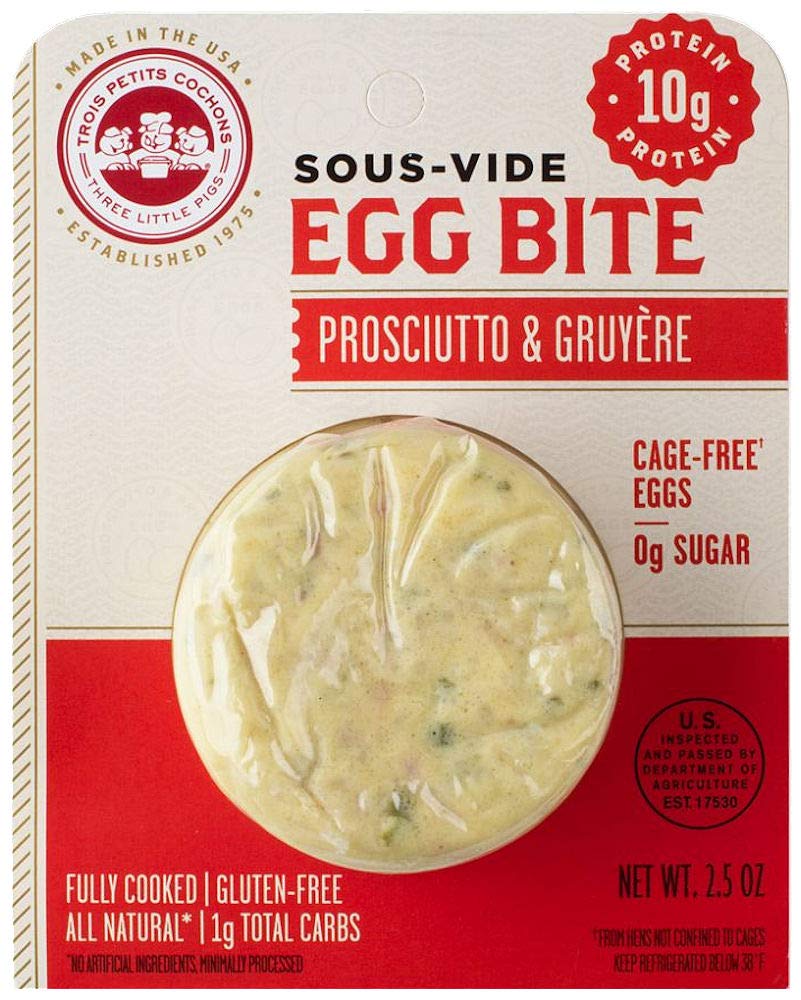 SousVide Egg Bite With Prosciutto & Gruyere (6 pack