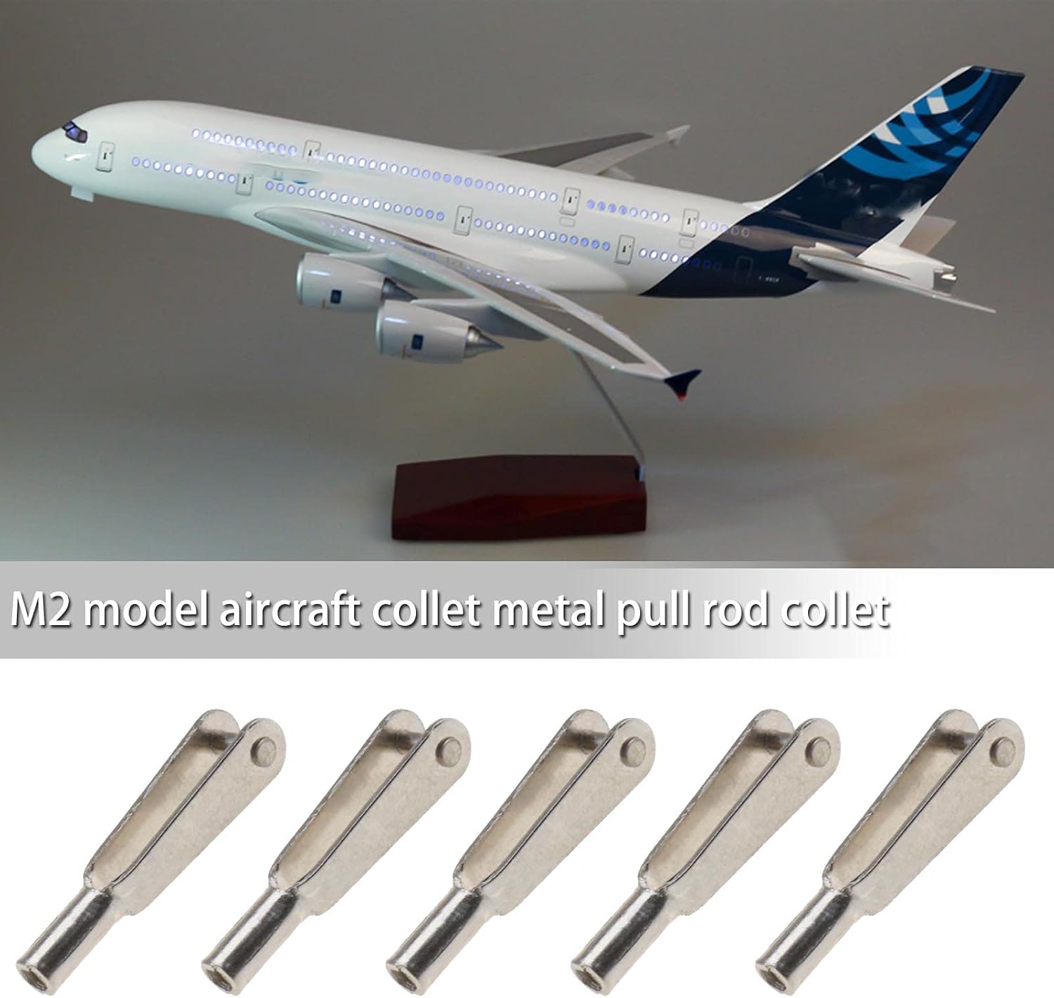 20pcs Mini Snap Links M2 Thread Clip SelfLocking Metal Clevis Clips