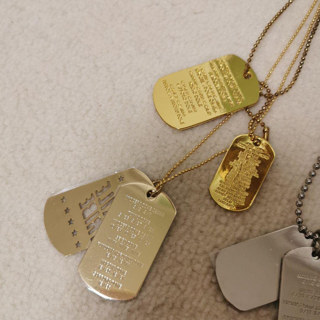 Amazon.co.jp: EXILE LDH ドッグタグ セット ネックレス