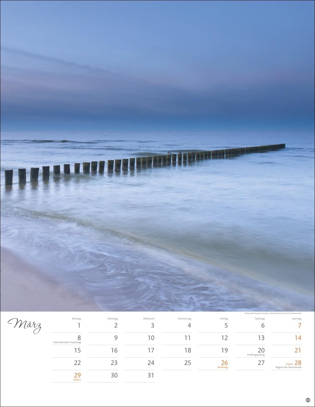 Jenseits der Hast Posterkalender 2027: Entschleunigen mit traumhaften Landschaftsfotos in einem praktischen Wandkalender. Raum für Notizen und schöne Aufnahmen im Foto-Kalender