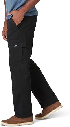 Wrangler Authentics Men's Relaxed Fit Stretch Cargo Pant Casual Pants