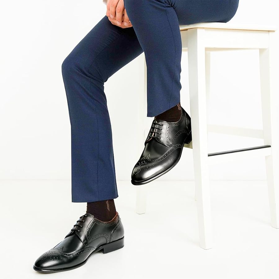 Amazon.com | Jepsen Gord Men's Dress Shoes Wingtip Genuine Cowhide