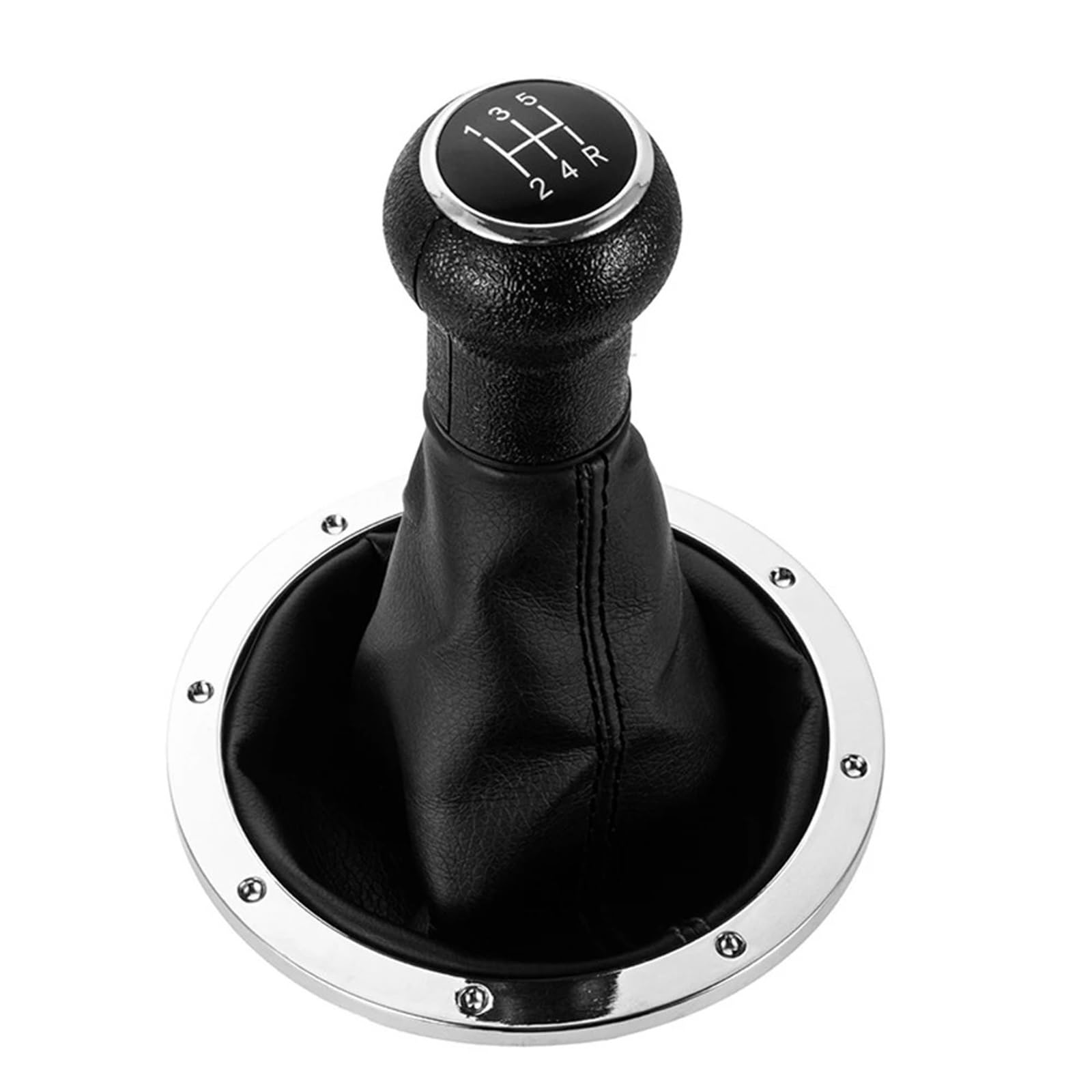 MWBDSZJQVX Gear Shift Knob for VW GOL Pointer Saveiro Parati 5 Speed Car Gear Shift Knob Gaiter Boot Cover Lever Shifter Handle Stick Gaitor