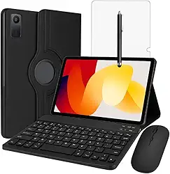 Kit Completo Capa Giratória + Teclado + Película + Caneta Para Xiaomi Redmi Pad SE 11