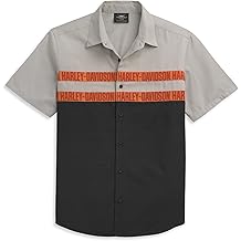 Men's Logo Button Down Shirt - 96456-21VM