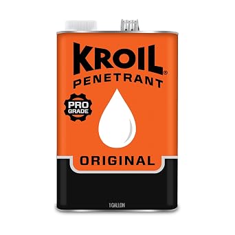 Kroil Original Penetrant - Rust Penetrating Lubricant - Corrosion Inhibitor Oil for Chains, Hinges & Stuck Metal Parts - Home & Industrial Use - Can - 1 gal - 1 Pack (KL011)