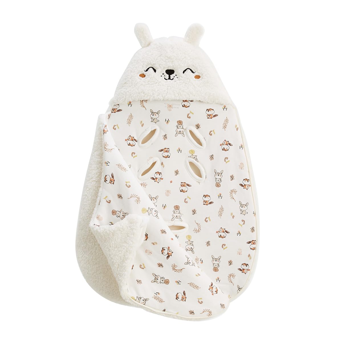 Petit Béguin - Nid d'ange en sherpa Chou lapinou