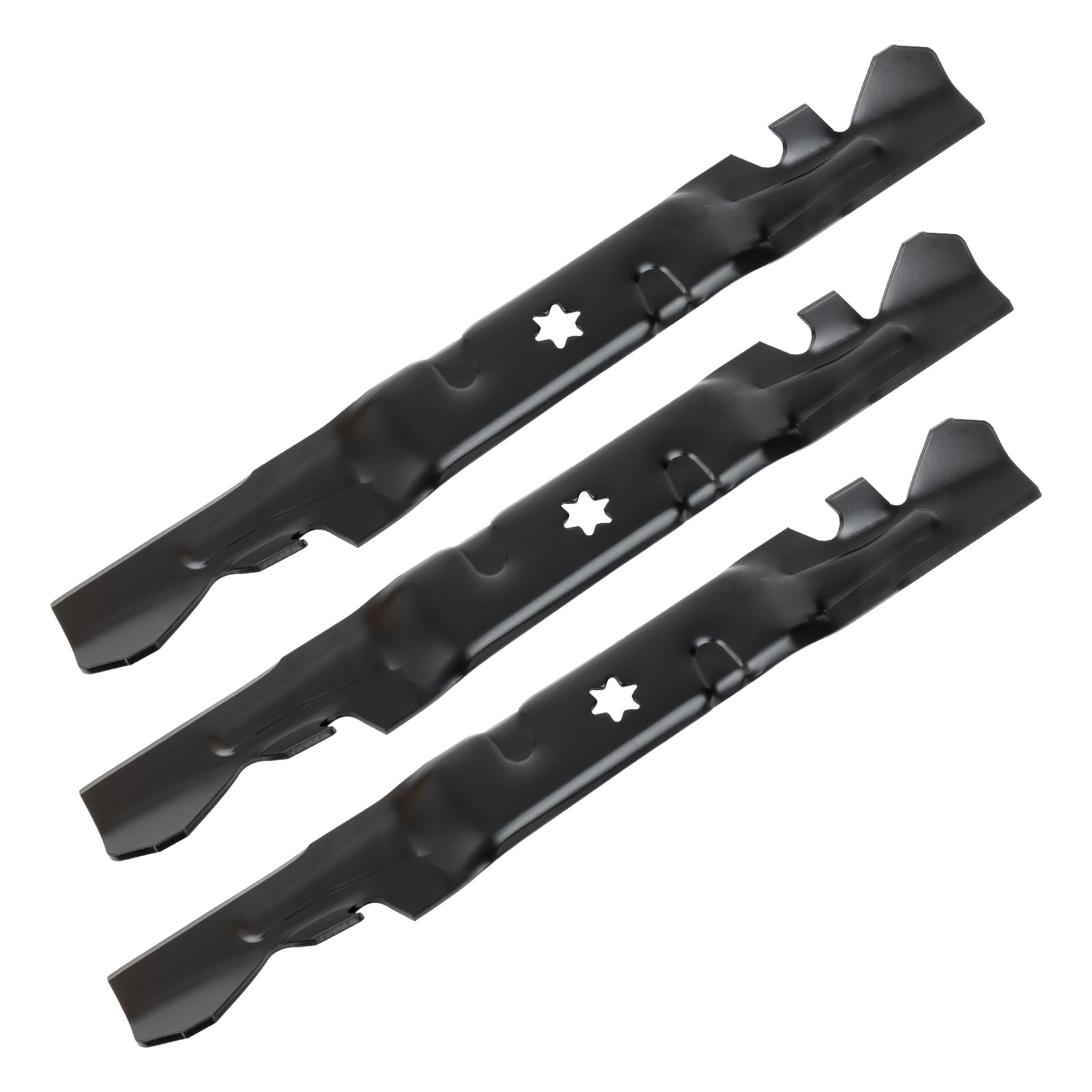 Keycci 490-110-C188 - Hoja de mantillo dentada, compatible con cortacésped Cub Cad et ZT2-60 ZT3-60 ZTS2-60 Ultima Series de 60 pulgadas, repuesto de cuchilla de cortacésped para 742-05620, paquete de