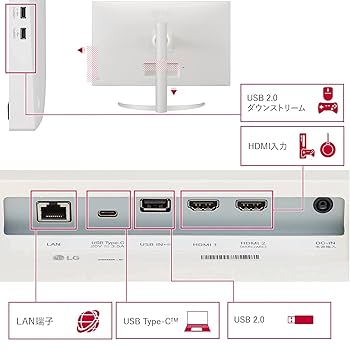 LG テレビ 本体 HDMI USB 接続端子あり Amazon.co.jp: 【VGP2023 Summer 企画賞】32SQ730S-H 31.5インチ