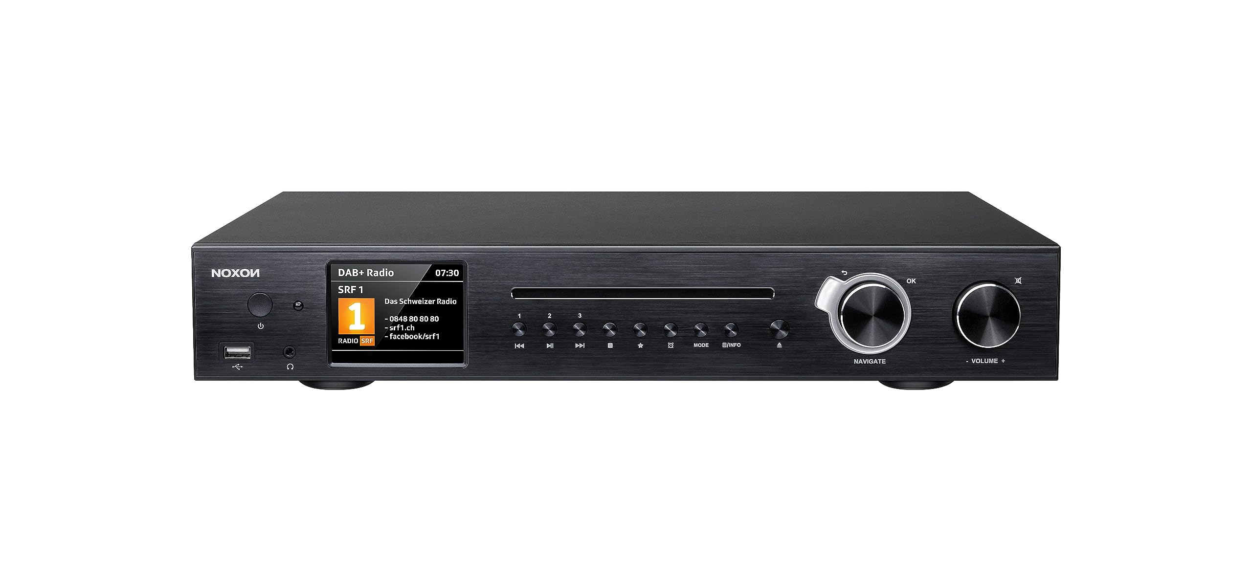 Noxon A 571 CD radio internet DAB+ sintonizzatore FM Spotify Bluetooth USB LAN WLAN