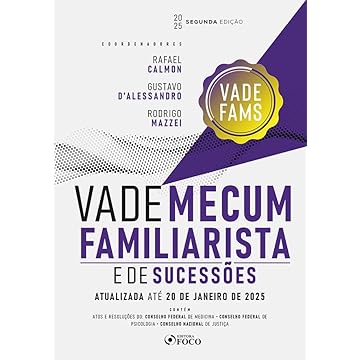 Capa do livro Vade Mecum Familiarista e de Sucessões - 2ª ED - 2025