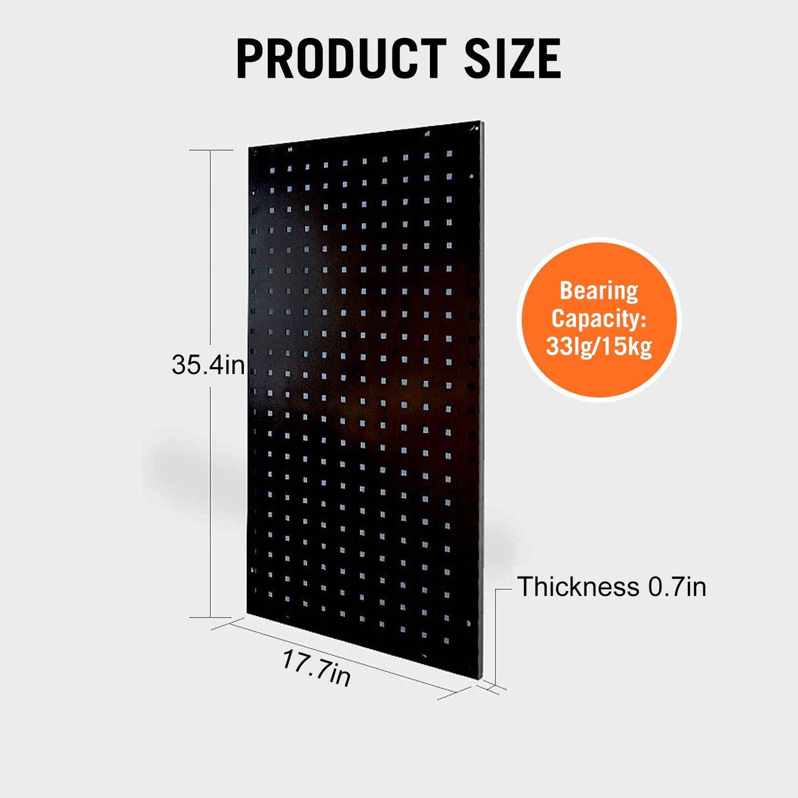 Amazon | TeamSky パンチングボード 90x45cm ウォールコントロール