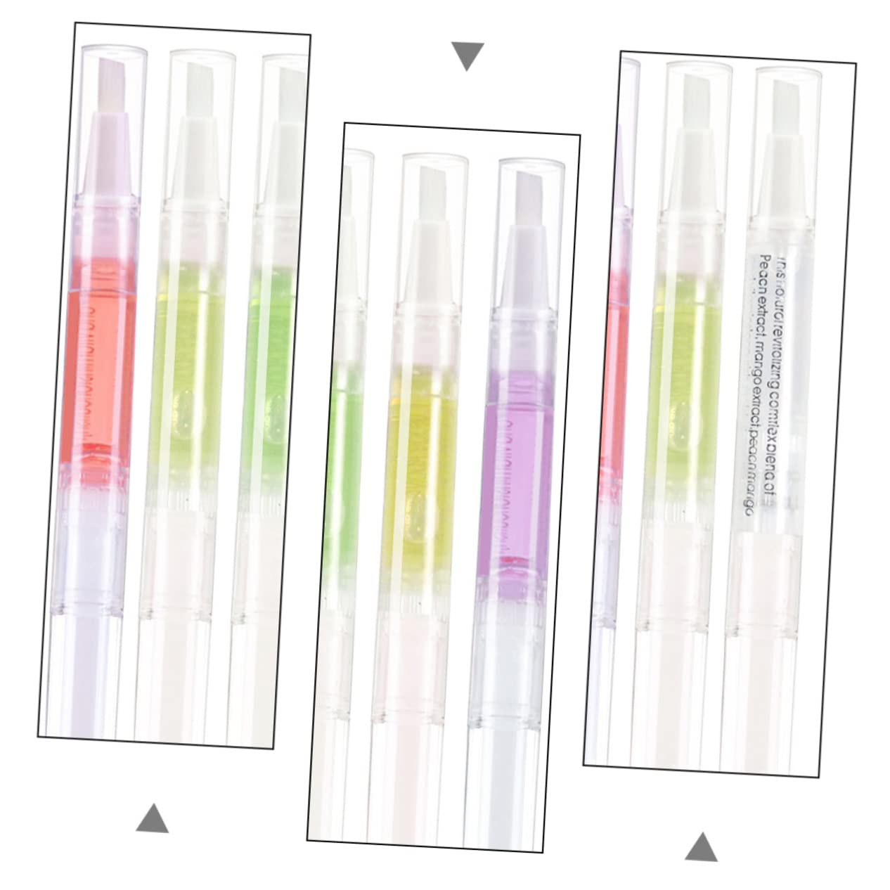 Didiseaon Nail Art Essential Oil Pen Nail Treatment Oil Cuticle Repair Oil Nail Polished Oil Nail Repairing Oil Pen Set