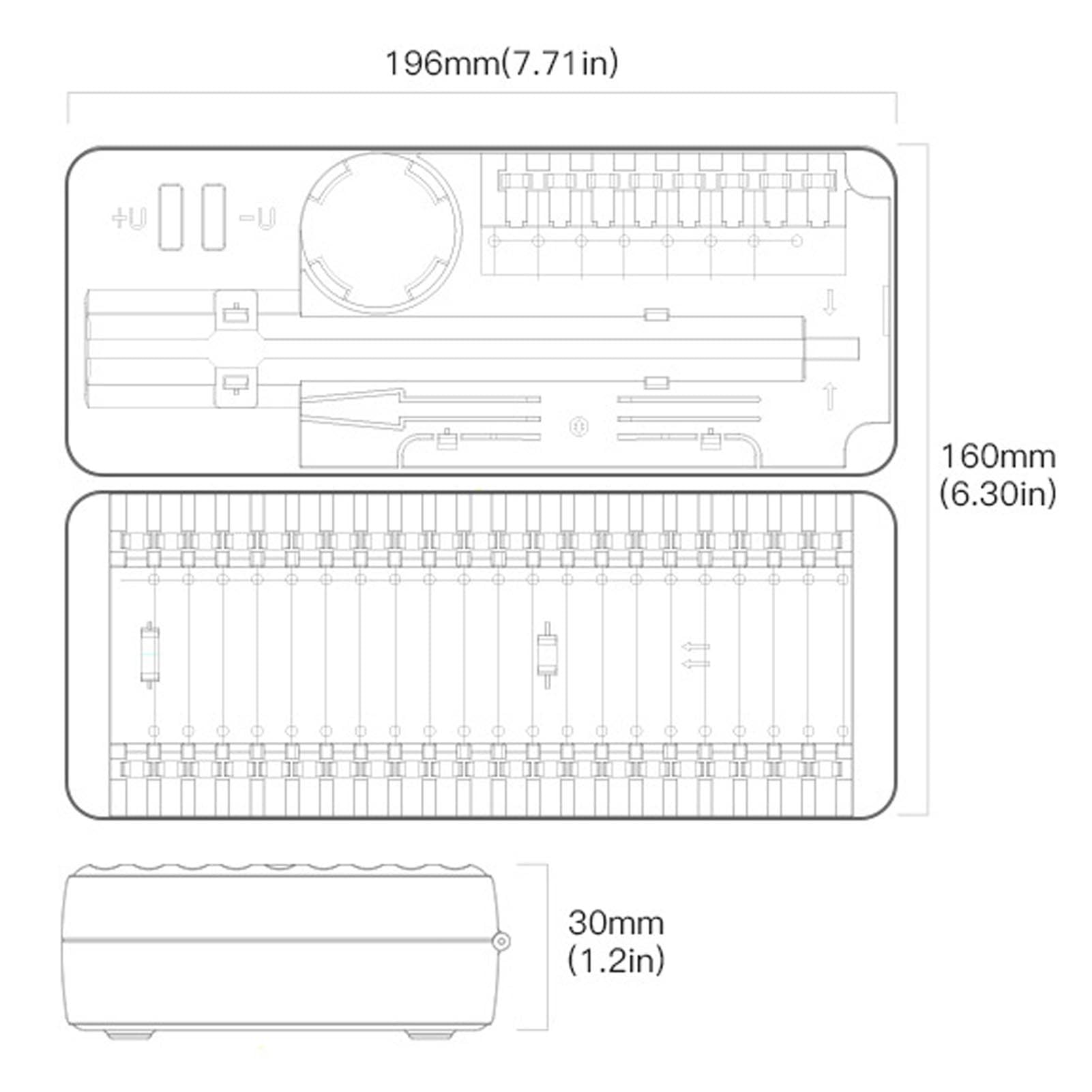 Set Cacciaviti Elettrici con Punte in Acciaio S2, Kit Cacciaviti 58 in 1, 350mAh Ricaricabile, 200rmin, Doppie Impugnature Elettriche e Manuali per Riparazione Console Telefono PC Tablet