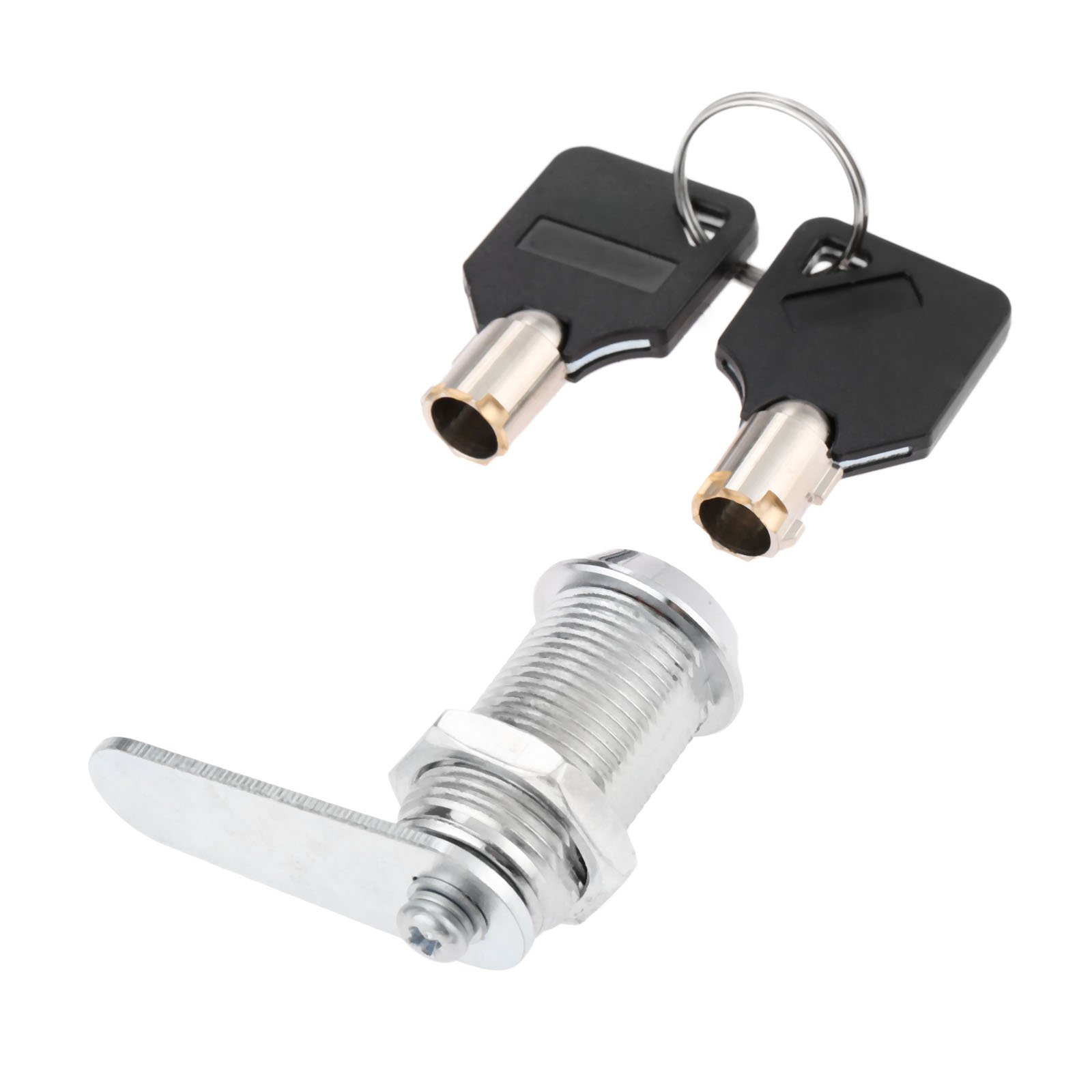 PATIKIL 2-Pack Cabinet Cam Locks With Key (Keyed Different) - 25mm Cylinder, Zinc Alloy, For Drawers & Cabinets - View #10