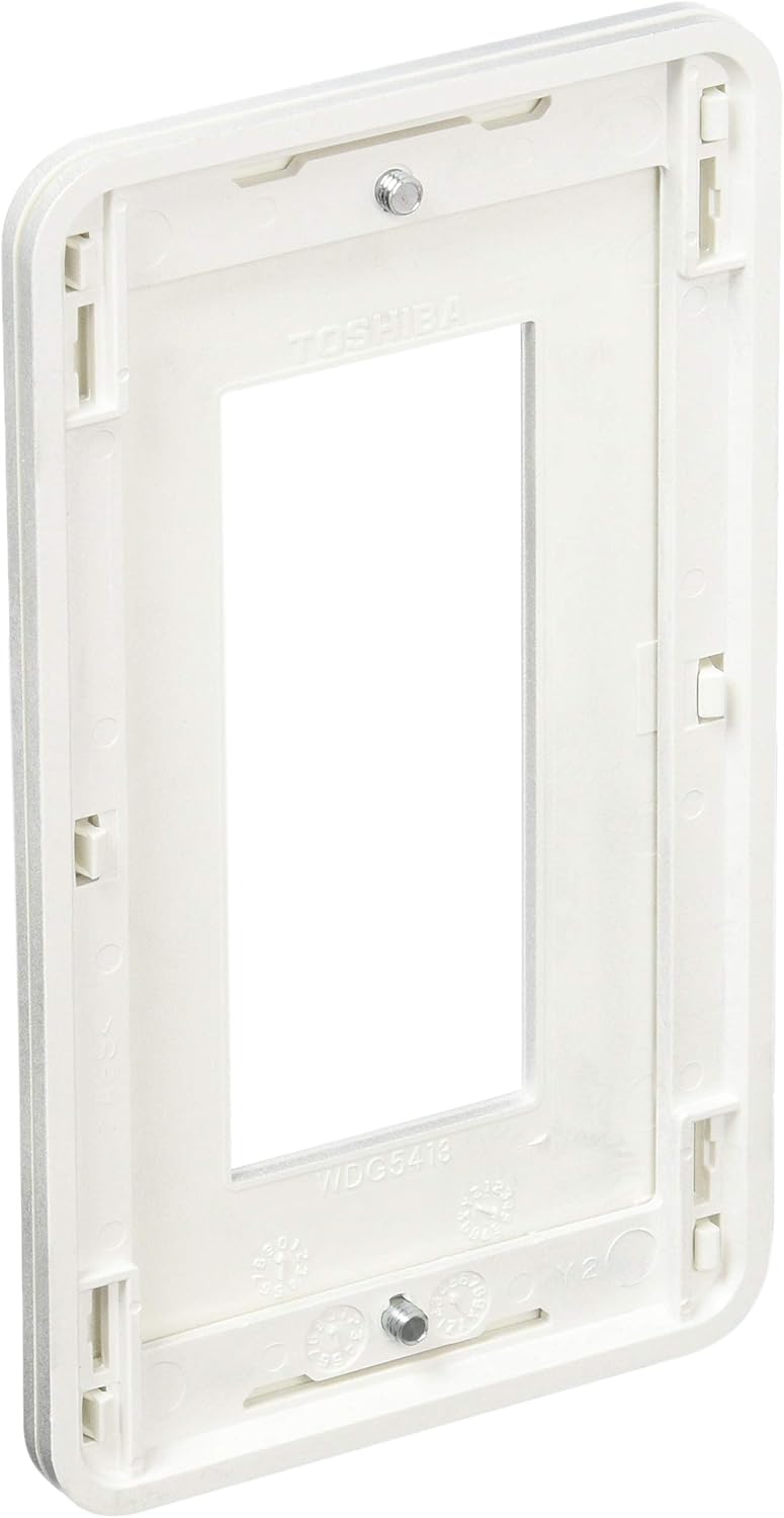 Toshiba Lightech WDG5413 SS WIDEi PLATA Outlet Plate, For 3 Pieces, Silver