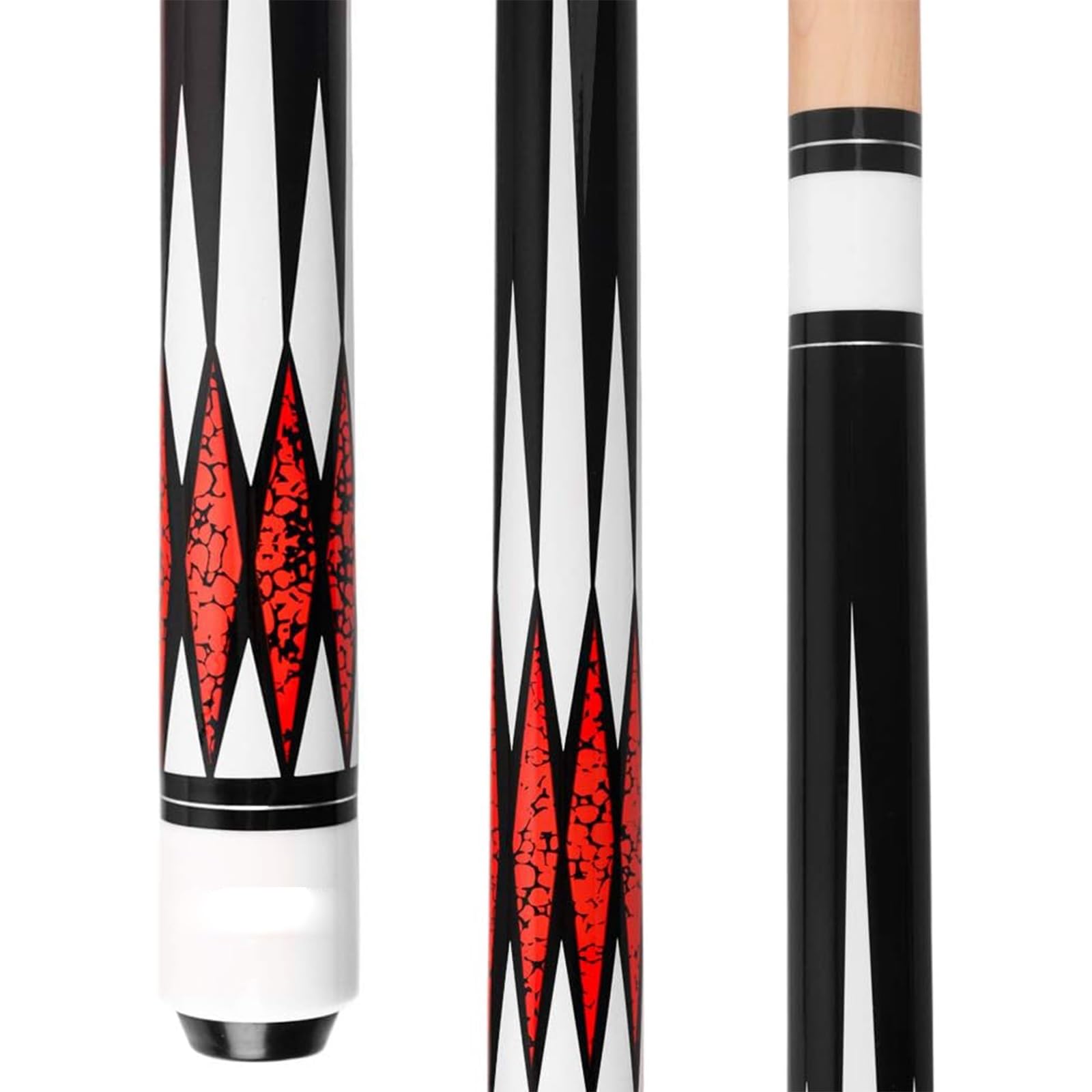 THE WHITE SHOP Pool Cue Stick - 58 inch Maple Billiard Pool Stick