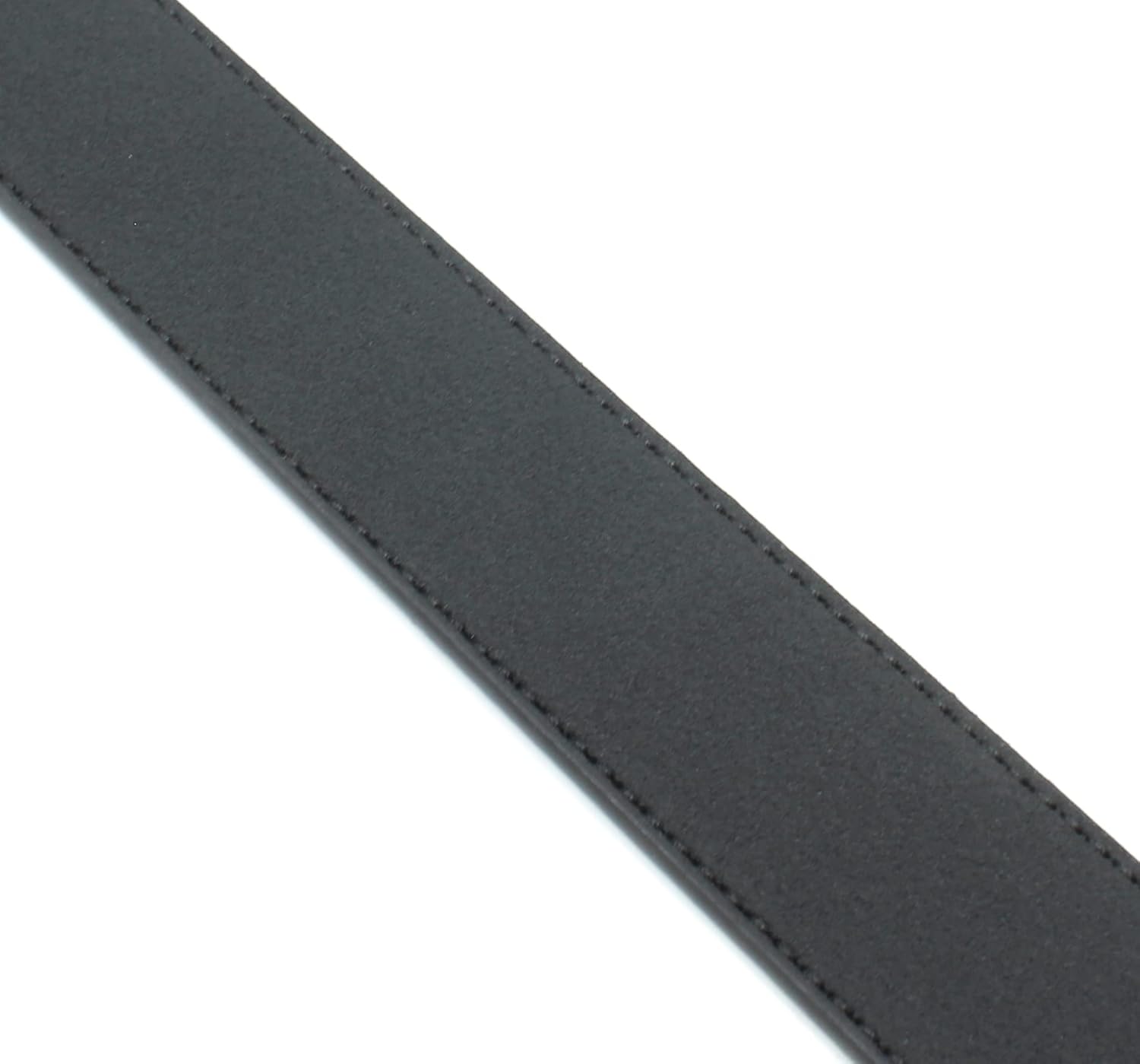 BC Belts Leather Belt Strap with Suede Texture and Stitched Edge 1.5" Wide with Snaps - Image 4