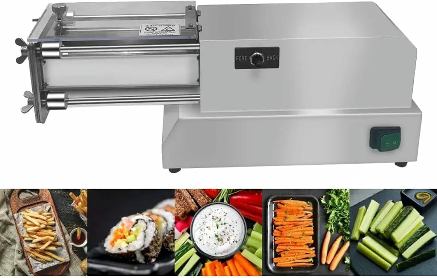 Commercial Food Slicer, Stainless Steel Electric Potato Cutter, Professional Vegetable Cutter For Potatoes, Onions