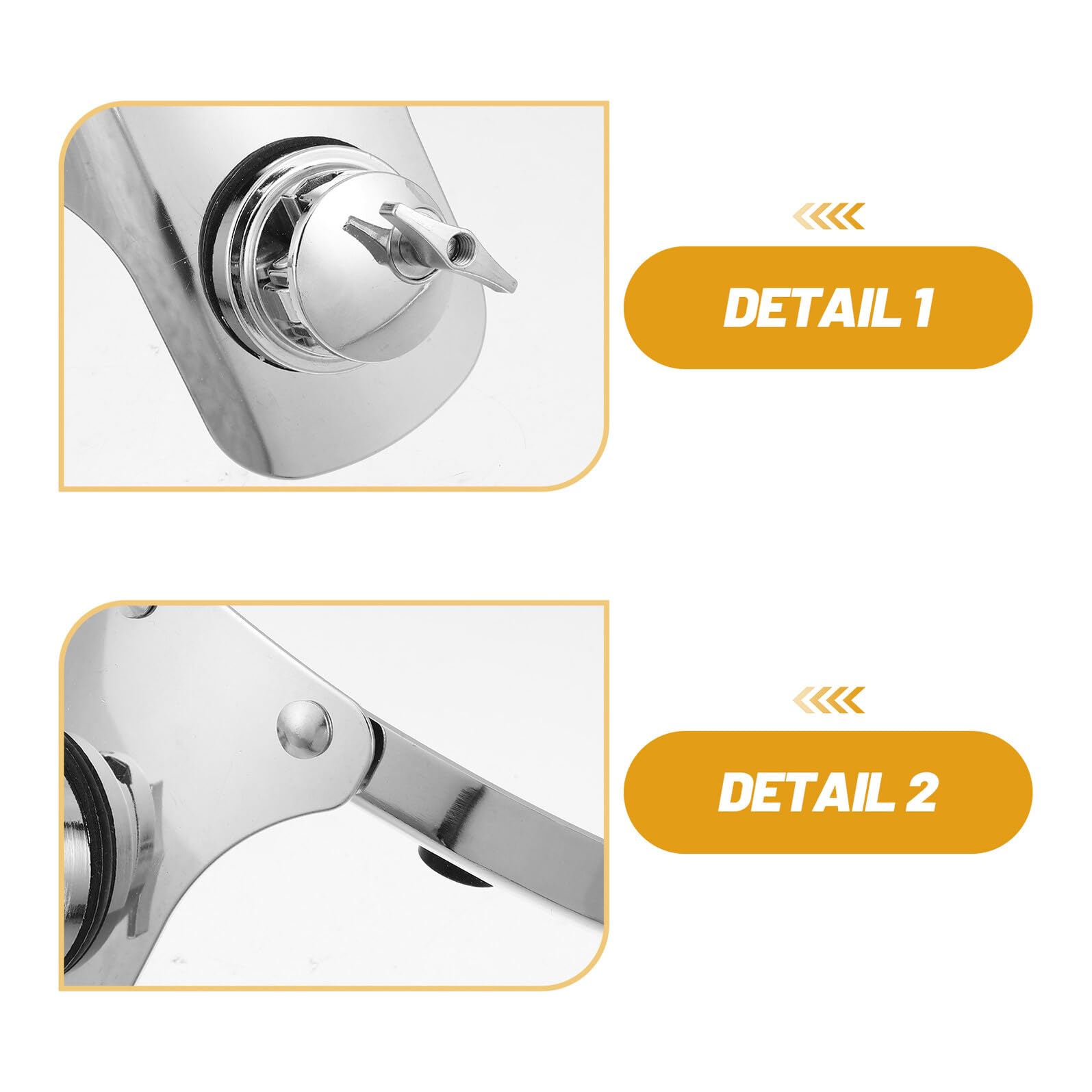 SUPVOX Soporte de Suspensión Cromado para Aro de Tom de Batería de 10 Pulgadas con Base de Tornillos Reforzada, Herrajes de Montaje para Percusión Profesional en Escenarios y Ensayos