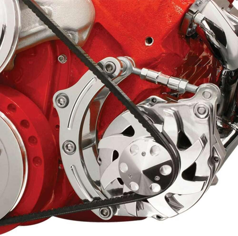 Billet Specialties Bracket Alternator Low Mount V Groove BBC Short WP