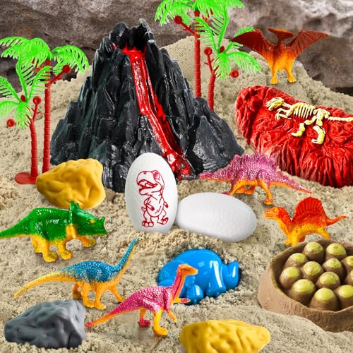 Image of Sensory Bin Dinosaurs Kit with Sensory Sand