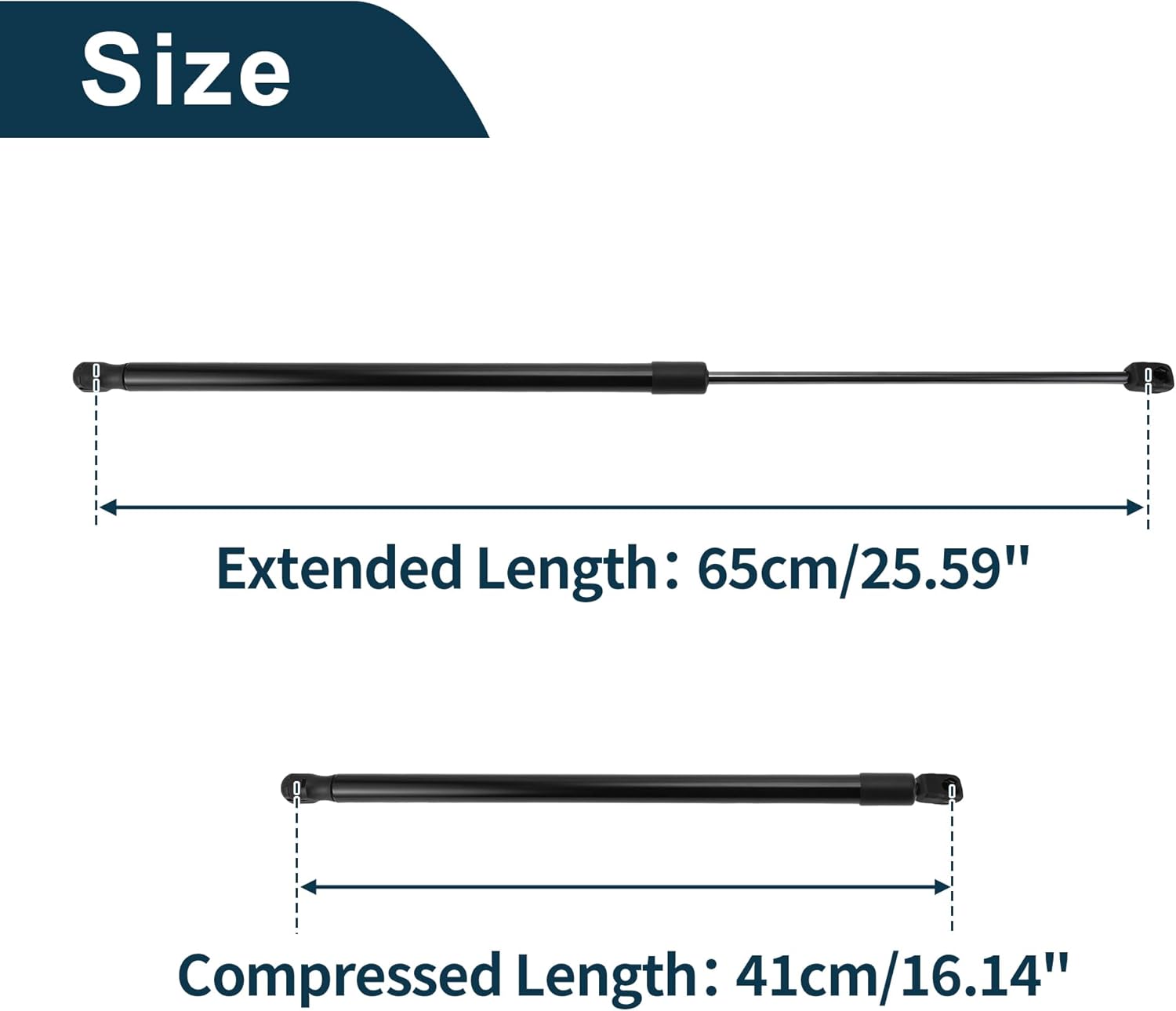 Lift Supports Struts for Chevrolet Malibu 2013-2016 No.25931541 Front Hood Gas Spring Black 1PCS