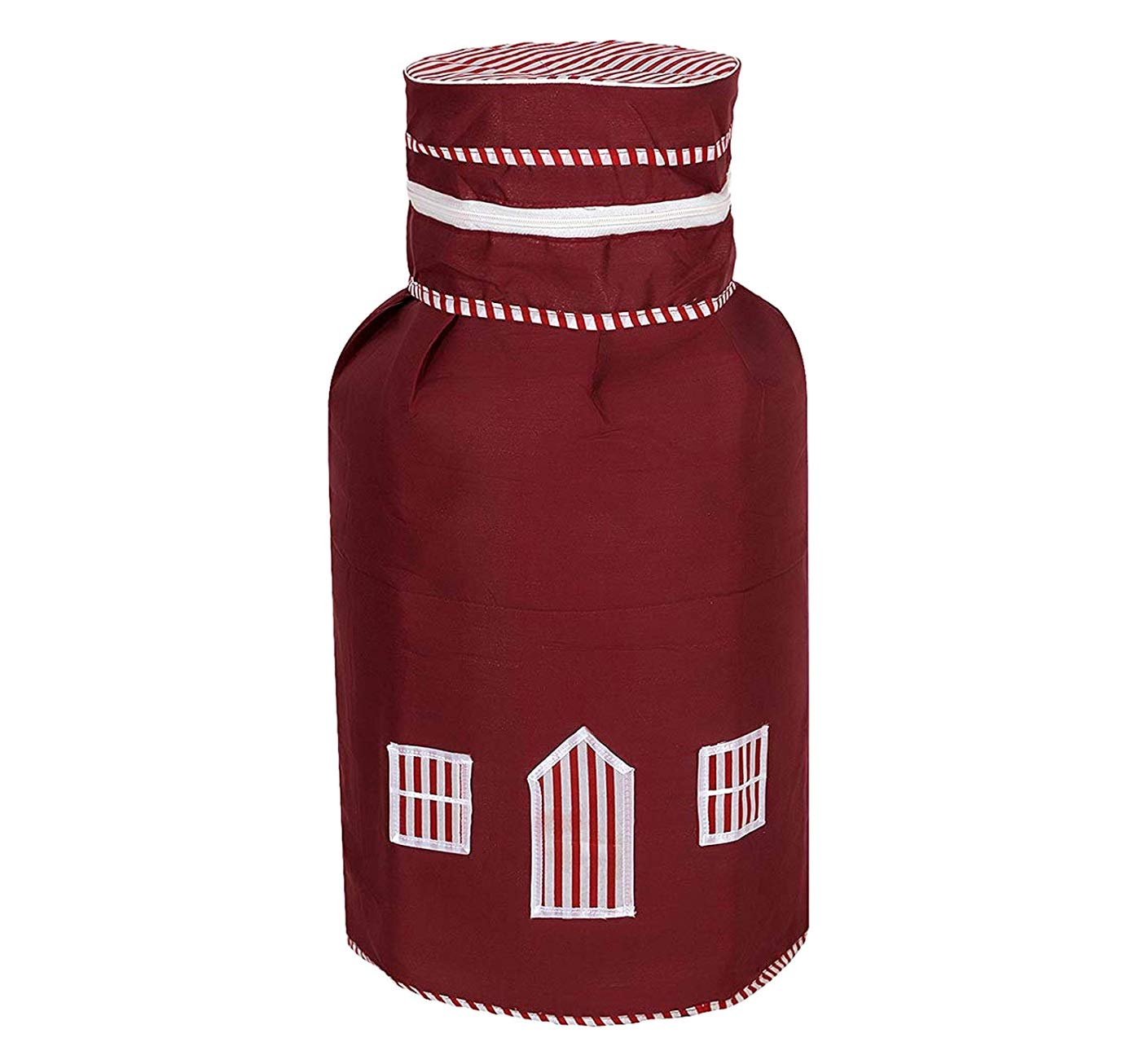 Kuber Industries Cotton DustWater Proof LPG Gas Cylinder Cover (Maroon