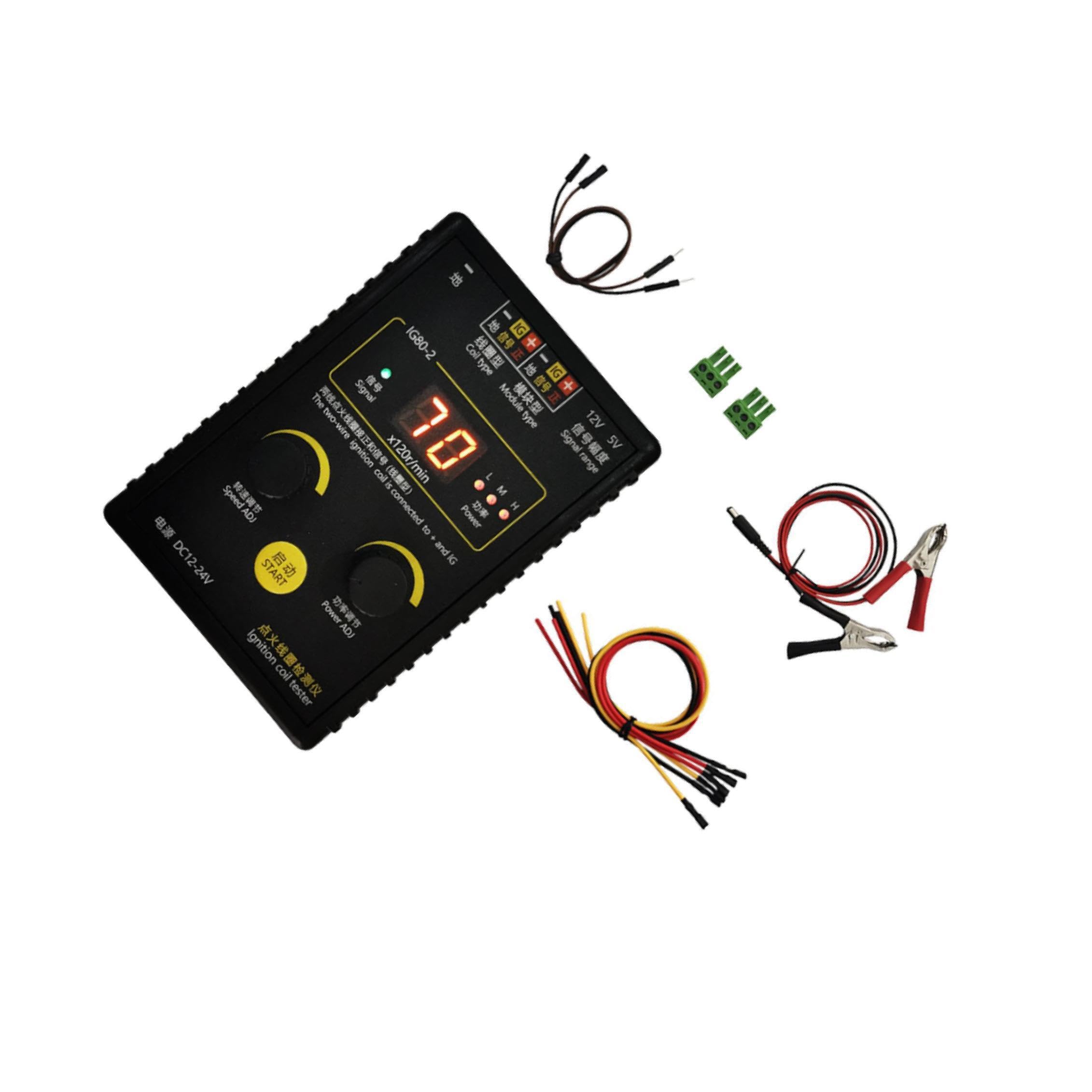 Kit compatto per il rilevamento della bobina di accensione, tester di accensione per auto, strumento pratico e facile per una diagnosi accurata, strumento riparazione diagnostica della bobina,