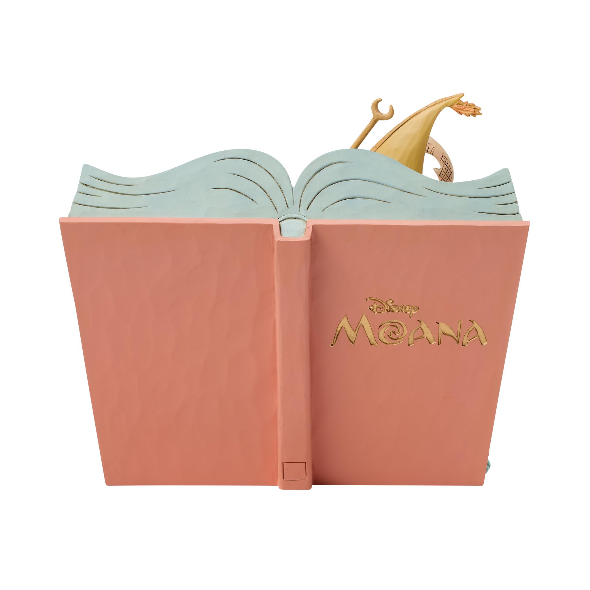 Enesco Disney Traditions by Jim Shore Moana The Ocean Chose Me Story figurka książkowa, 18 cm, wielokolorowa