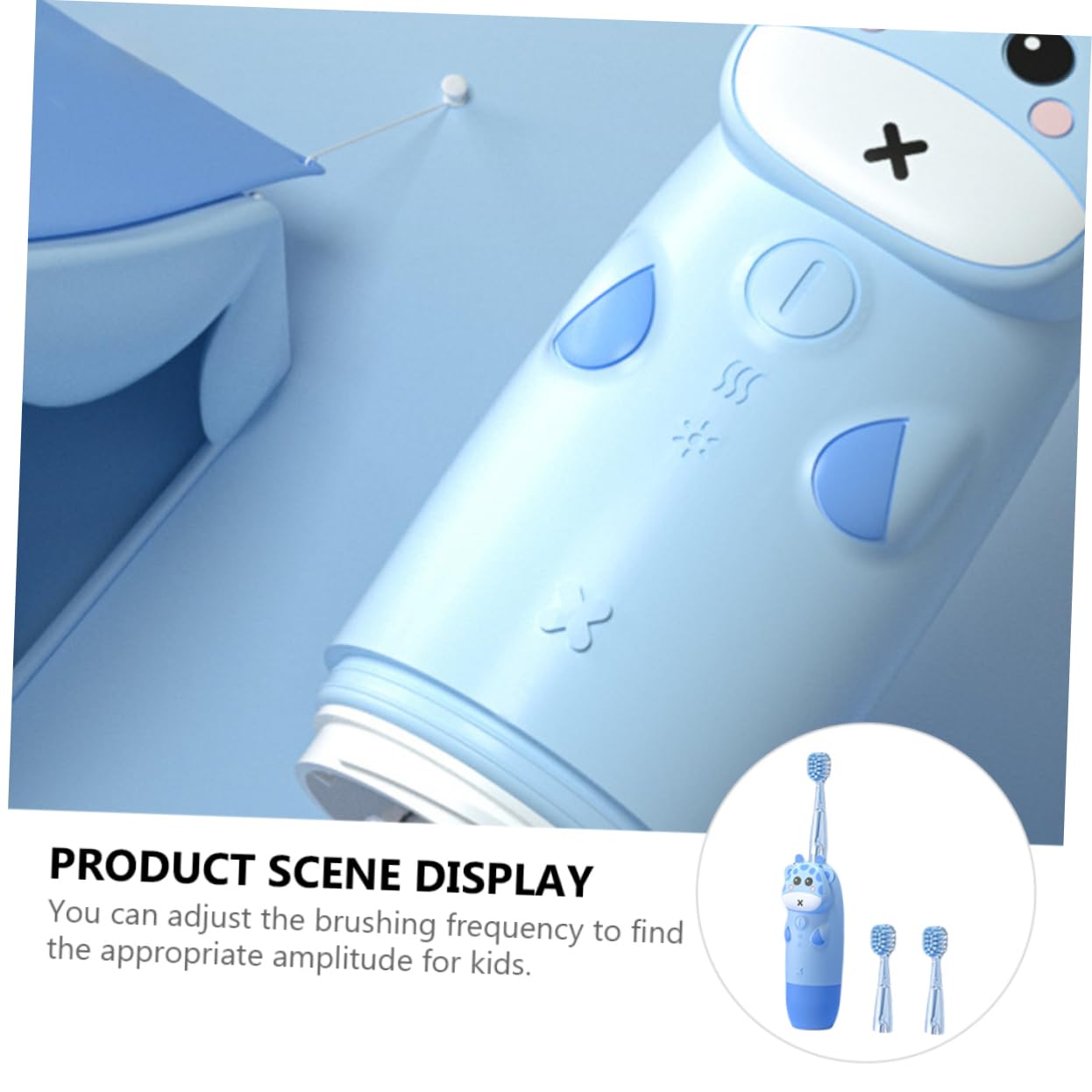 Cepillo de Dientes Eléctrico para Niños y Bebés, Set 1 Juego