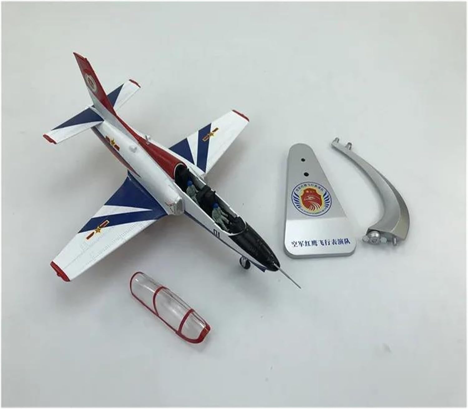 Miniature Scale 1 48 for Red Eagle Performance Machine JL8 Diecast Airplane Model Simulation Collection Flying Toy Game Kits