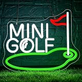 Mini-Golf-Neonschild für Wanddekoration, Golf-Neonlicht für Männerhöhle, dimmbares LED-beleuchtetes Schild für ...