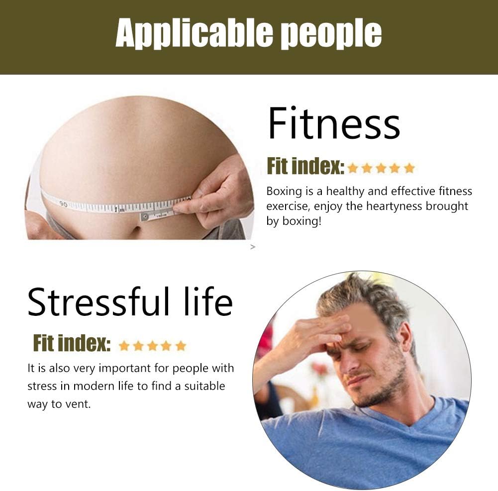 Pouching Bag, Empty Chain Hollow Hanging Heavy Bag Taekwondo 3+1 Boxing Training Fitness Pouch Sand Bag (Green-1.2m)