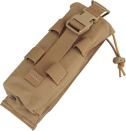Funda de radio táctica para cinturón Walkie Talkie Bolsa Modo de Eversión, Bolsa de radio MOLLE para chaleco, Compatible PRC 152 148 Mainstream
