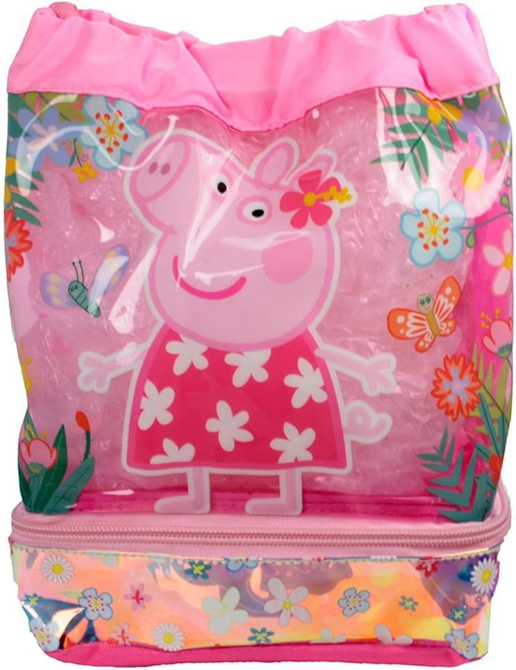 Amazon.co.jp (ペッパ・ピッグ) Peppa Pig オフィシャル商品 子供用 キャラクター ビーチバッグ スイミング 女の子