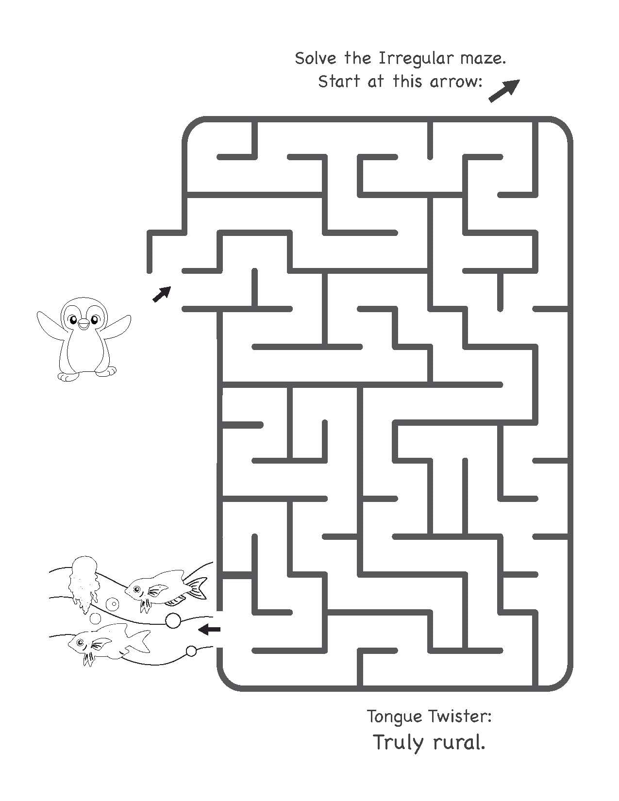 Mazes For Kids Ages 4-8: Maze Activity Book with Jokes, Tongue Twisters, Puzzles. Over 100 Fun Mazes to Solve like Shapes, Letters and Numbers Workbook