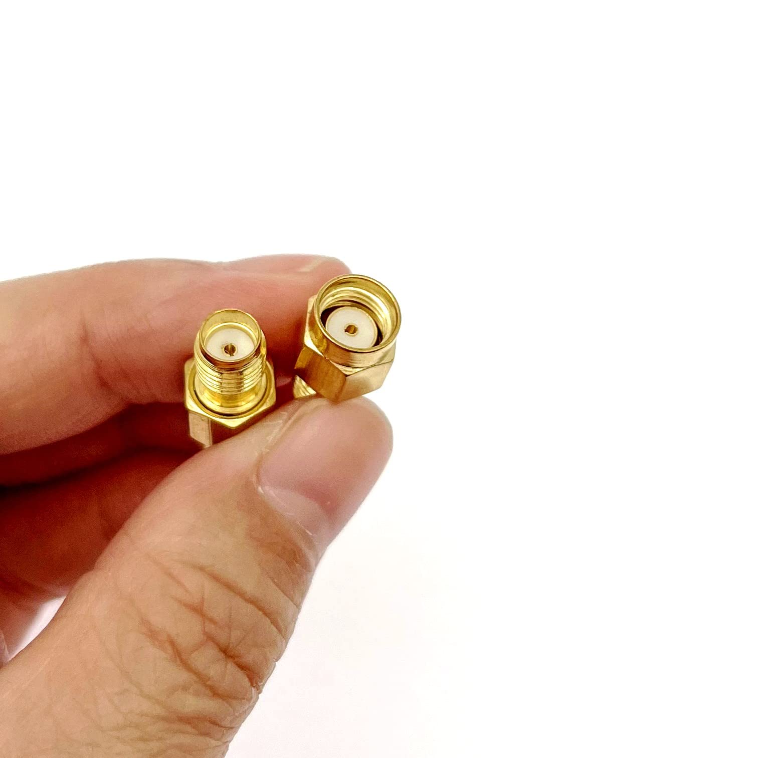 JZK 2x SMA Auf RP-SMA Adapter - Koaxialadapter Für WLAN Antenne, FPV Drohne & Router