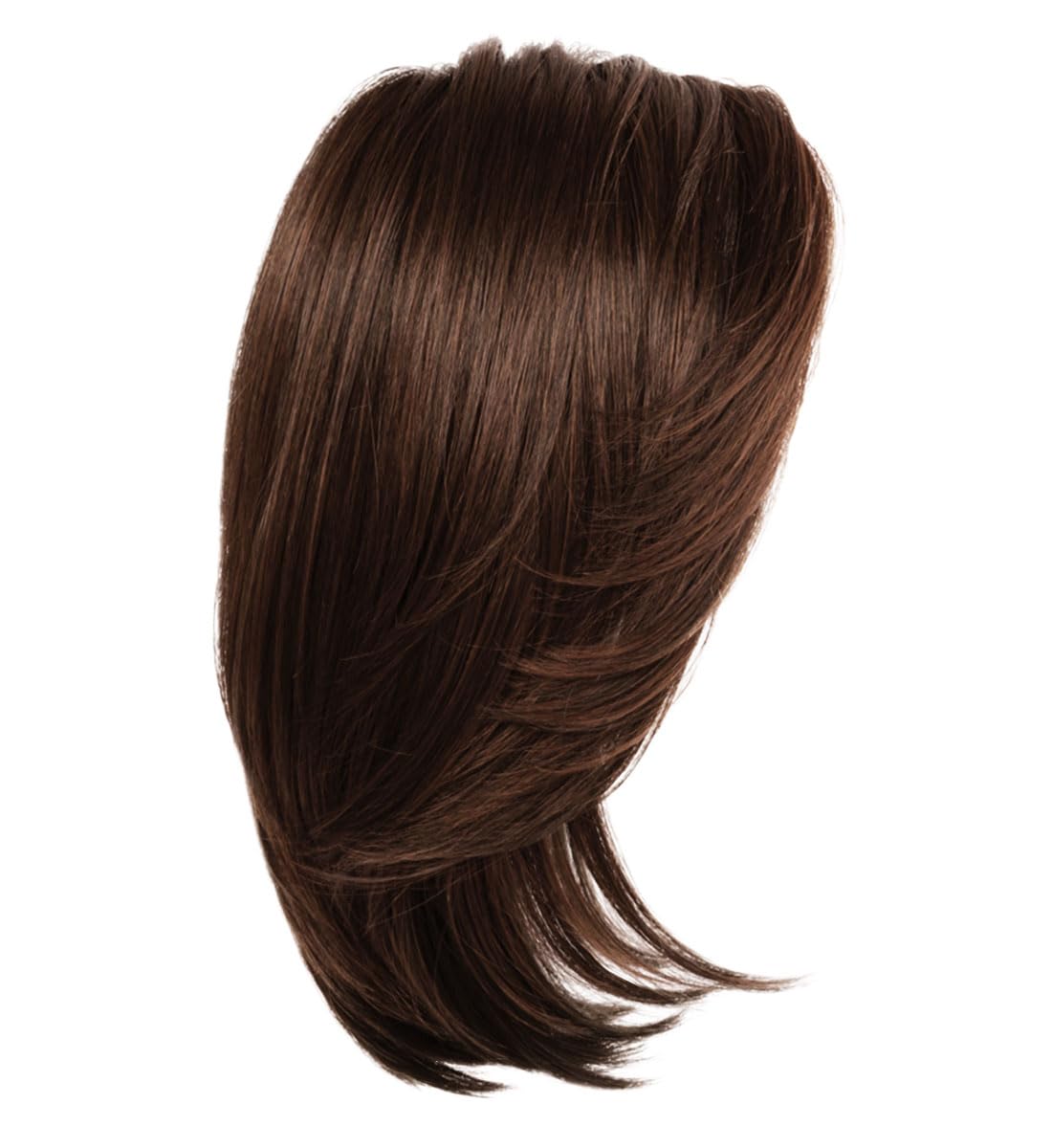 GABOR OWN THE ROOM Long Layered Mid-Length Wig, Easy to Care For Designer Series by Hairuwear, Large Cap Size, GF4-6 Black Coffee