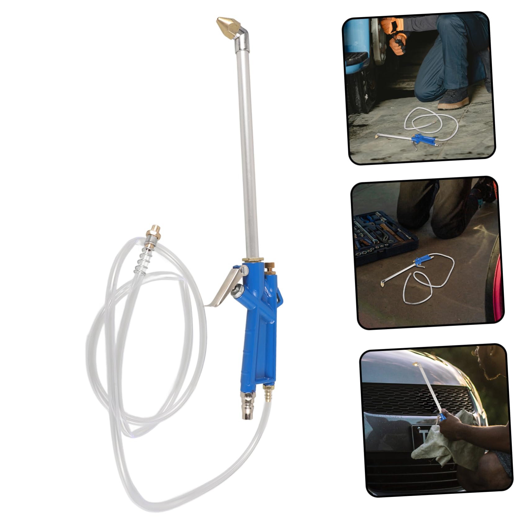 TOPBATHY 5 Pezzi Spruzzatore per Pulizia Motore Auto Ugello e Maneggevole Design Ergonomico Materiali Resistenti e Alta Efficienza Pulizia per Diesel e