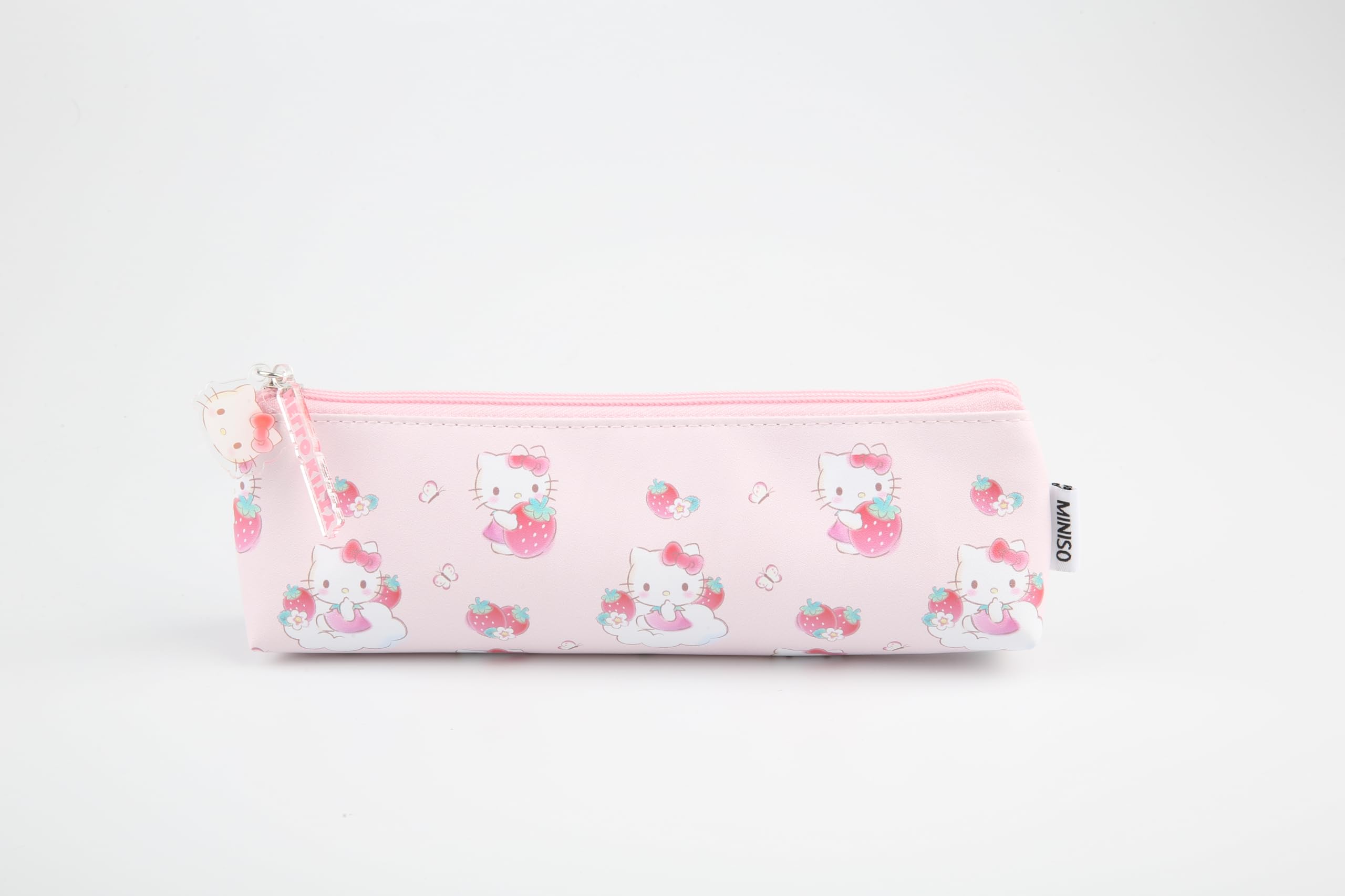 Miniso Sanrio Characters Strawberry Collection Hello Kitty Stationery Case - ‎22X6X6Cm,Multicolor