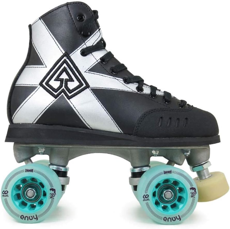 Antik Spyder Roller Derby Skates with 62mm x 38mm Reckless Envy Wheels