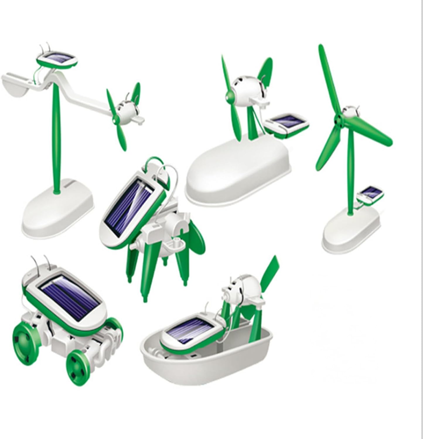 Educational Solar Power Science Kit, 6in1 Kit DIY