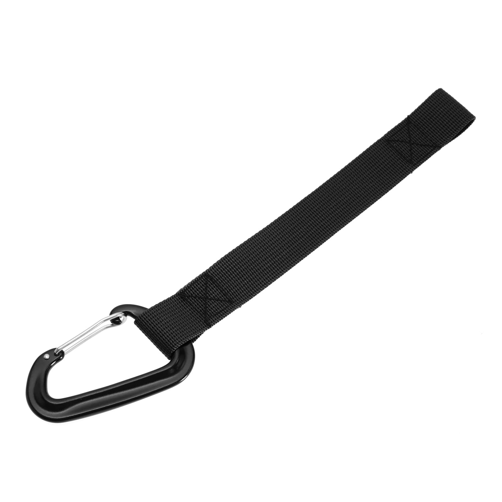 SG Store Sangle en Nylon avec Mousqueton de Style d'escalade Mousqueton d'escalade Mousqueton de Verrouillage Mousqueton en Aluminium à Verrouillage Automatique, Noir