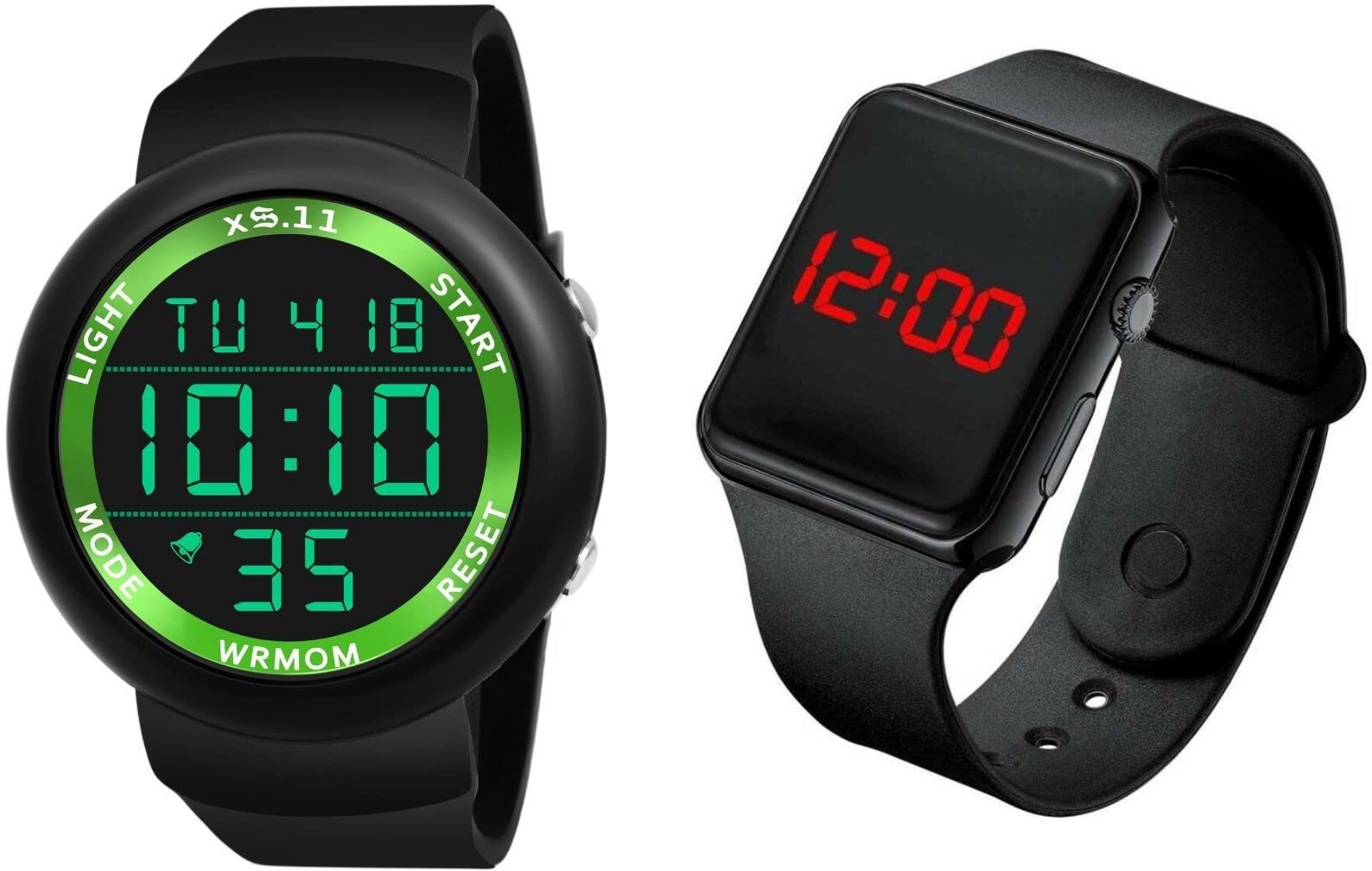 V&Y Boys Unique Silicone Band Digital Plastic Round and Clear Display,Comfort Strap Square Black Smart Watches (B0B1N6ZF82) Amazon Price History, Amazon Price Tracker
