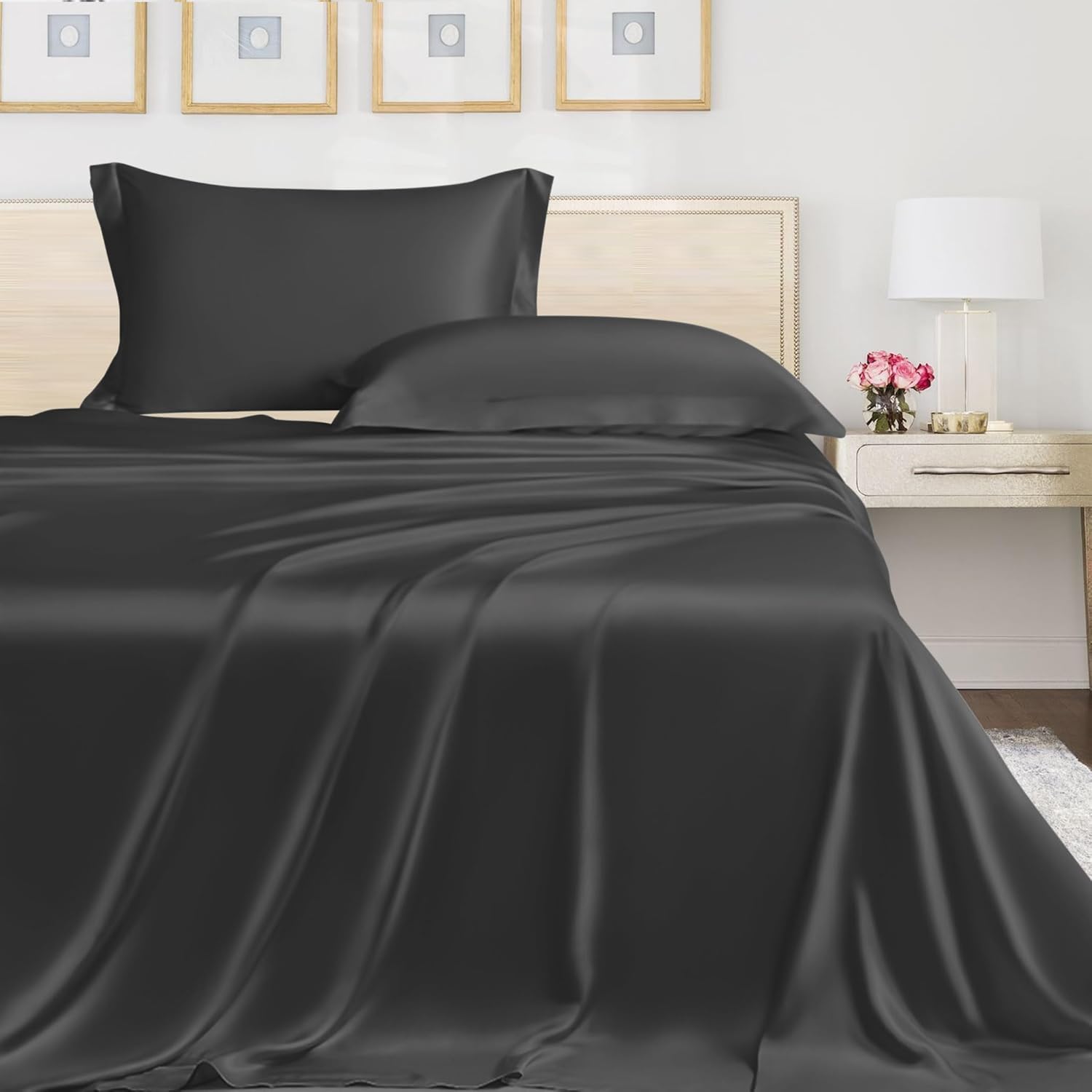 Organic Bamboo Silk Bedsheets - Super King -10