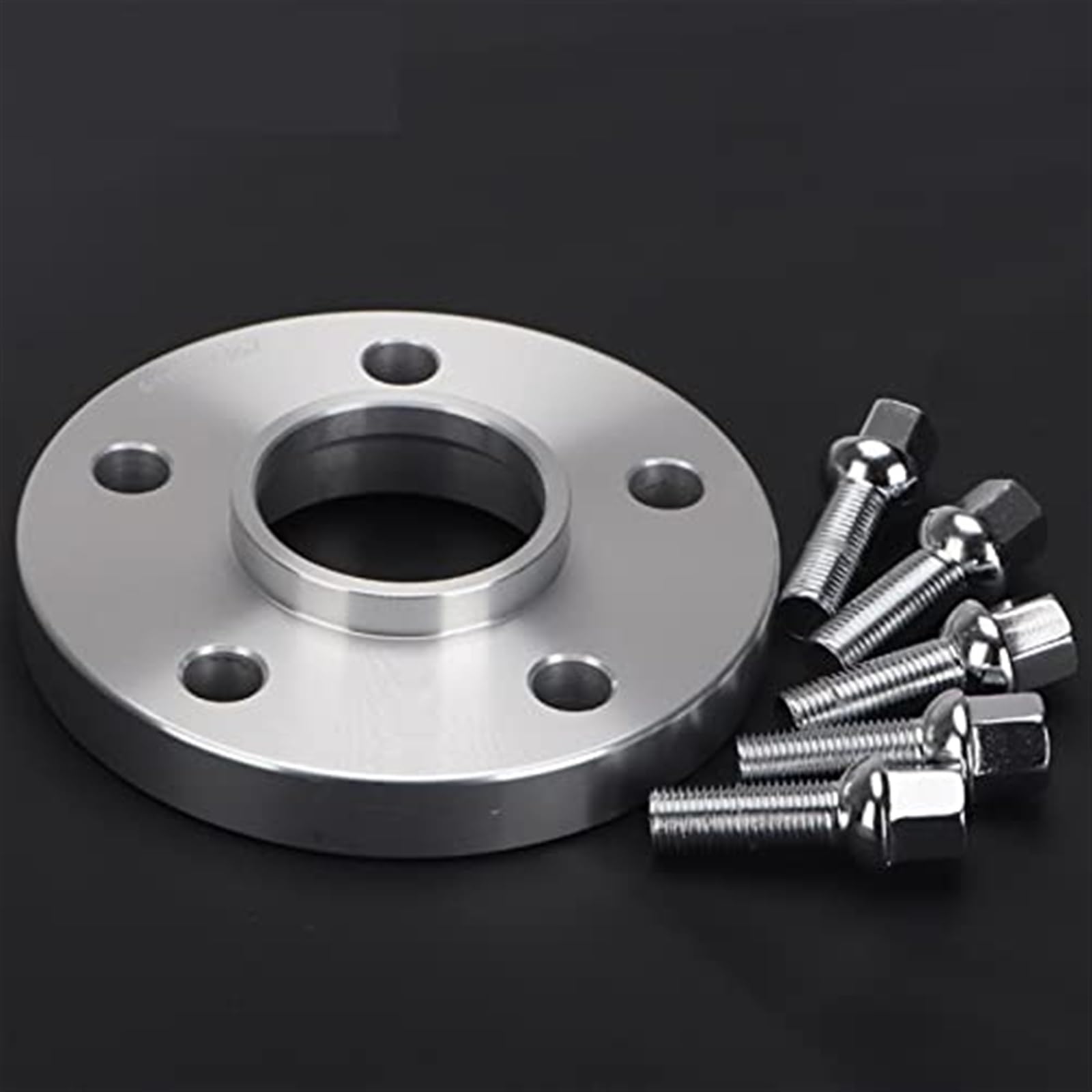 2 sztuki 12/15/20mm PCD 5x112 CB 66.5 aluminiowe podkładki dystansowe do kół, samochodu, seria C240 ​​G-CLASS Adapter dystansowy do kół samochodowych(BLACK 2PCS 20mm Silver)