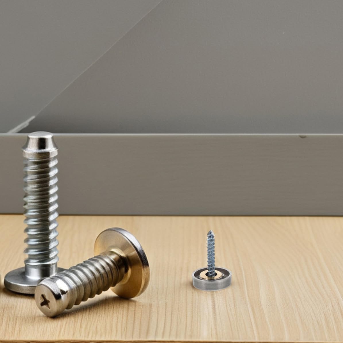 12pcs Stainless Steel Mirror Screw Caps Thickened for Picture Boards